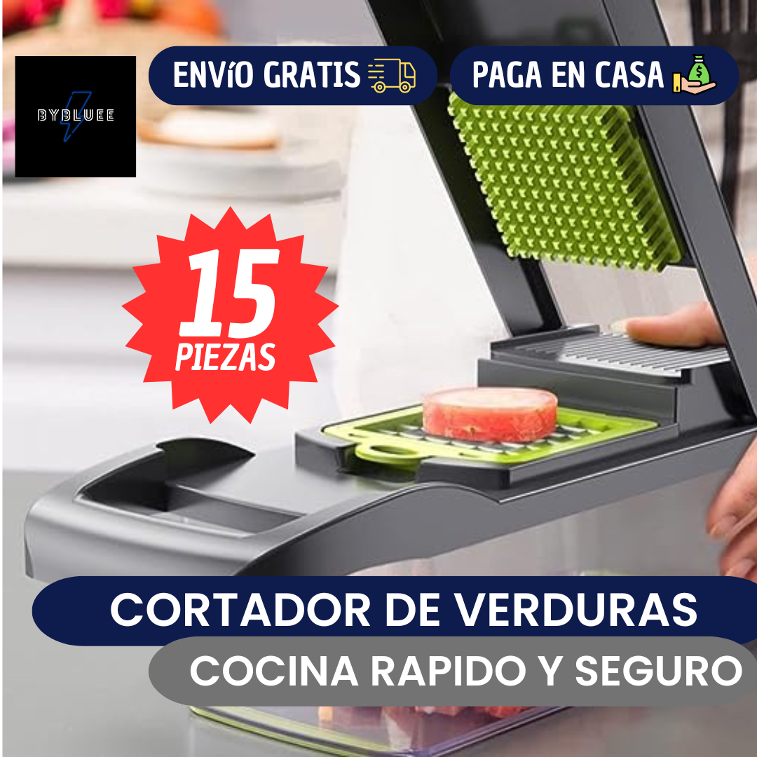 Cortador De Verduras 7 en 1 Multifuncional