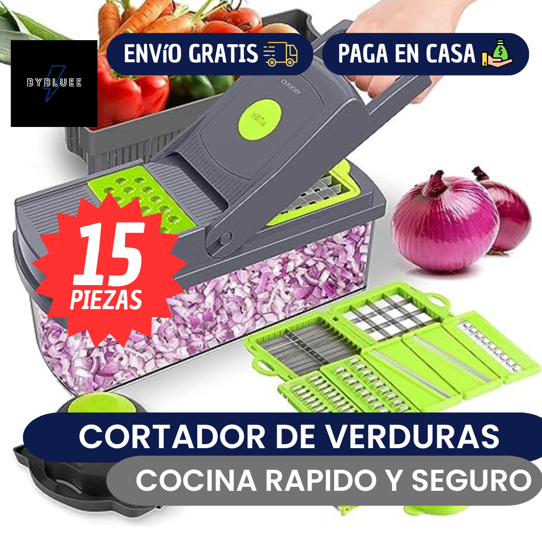 Cortador De Verduras 7 en 1 Multifuncional