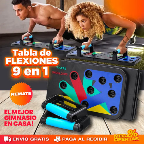 Tabla Push Up Sistema Completo De Flexiones