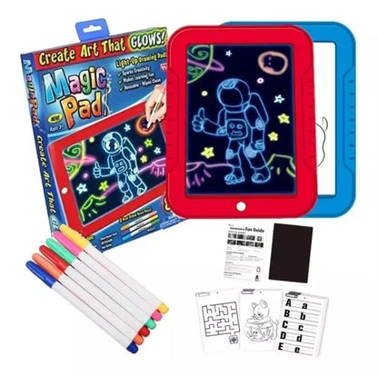 MAGIC PAD CON LUZ LED + 3 MARCADORES DOB