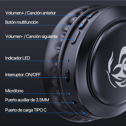 1hora Audífonos inalambricos BT AUT202